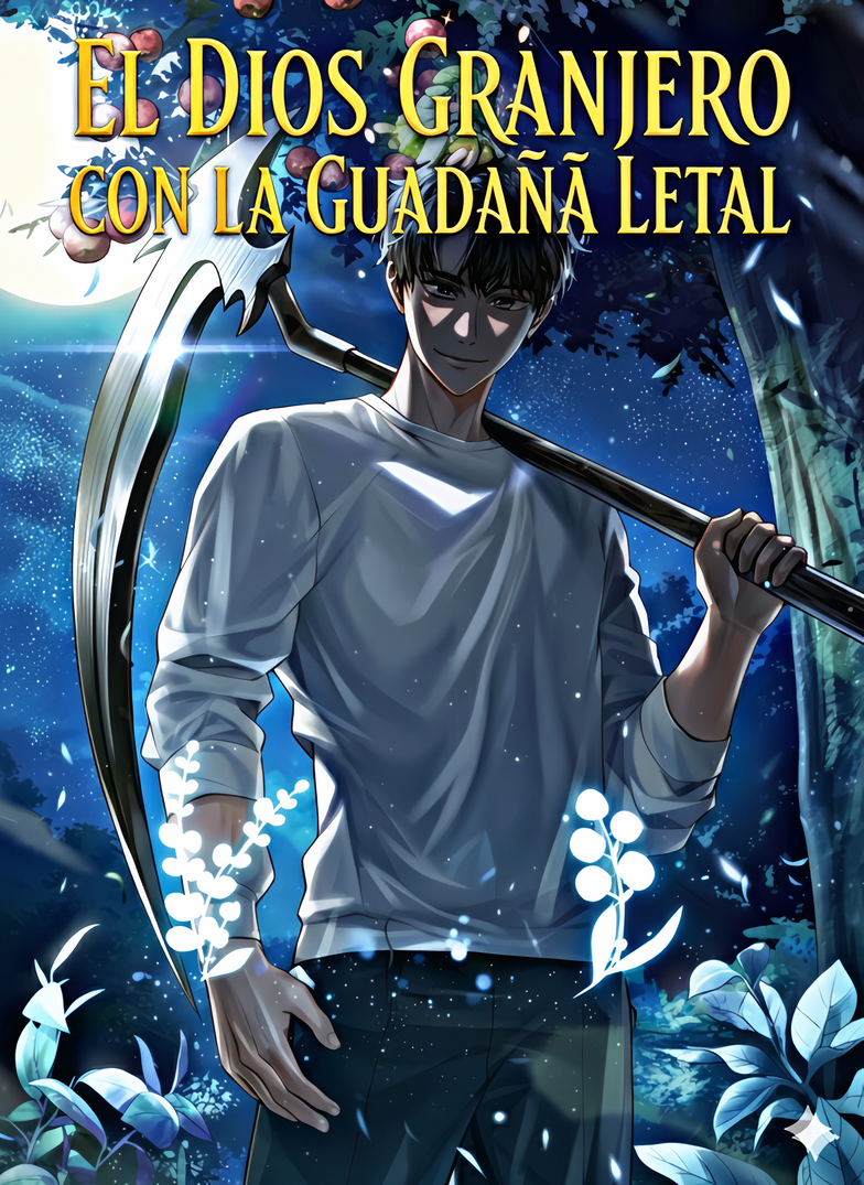 Portada de El dios granjero con la guadaña letal